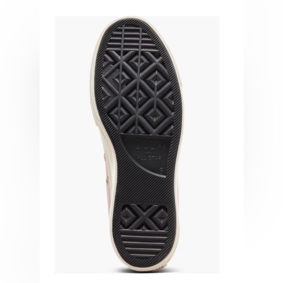 Converse Mauve Canvas High-Top Chuck Taylor Sneakers with Gold Accents - Picture 13 of 16